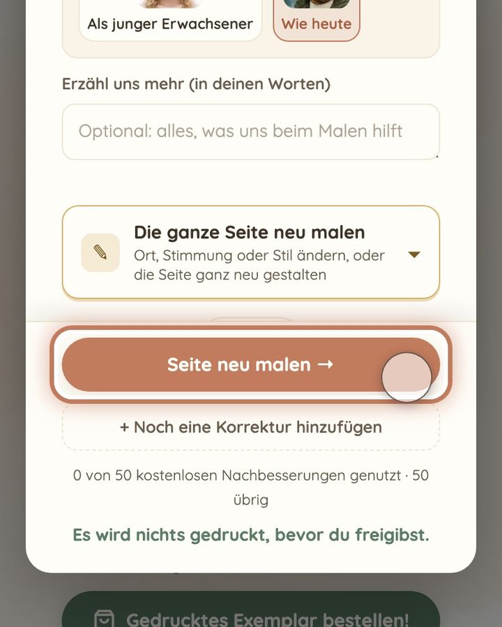 Jemanden hinzufügen, der fehlt