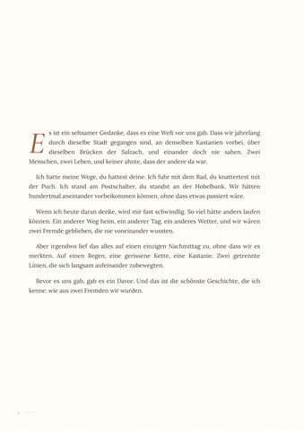 Beispielseite mit dem Text der Geschichte: ein Brief von Brigitte an Werner über die Welt vor den beiden