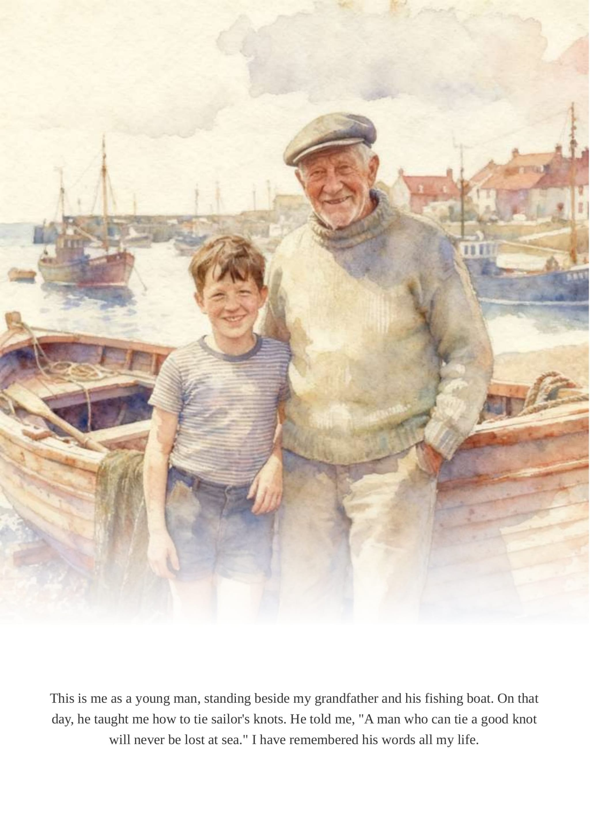 Memory - first day aboard HMS