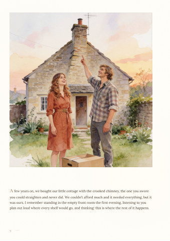 Sample page: the cottage with the crooked chimney