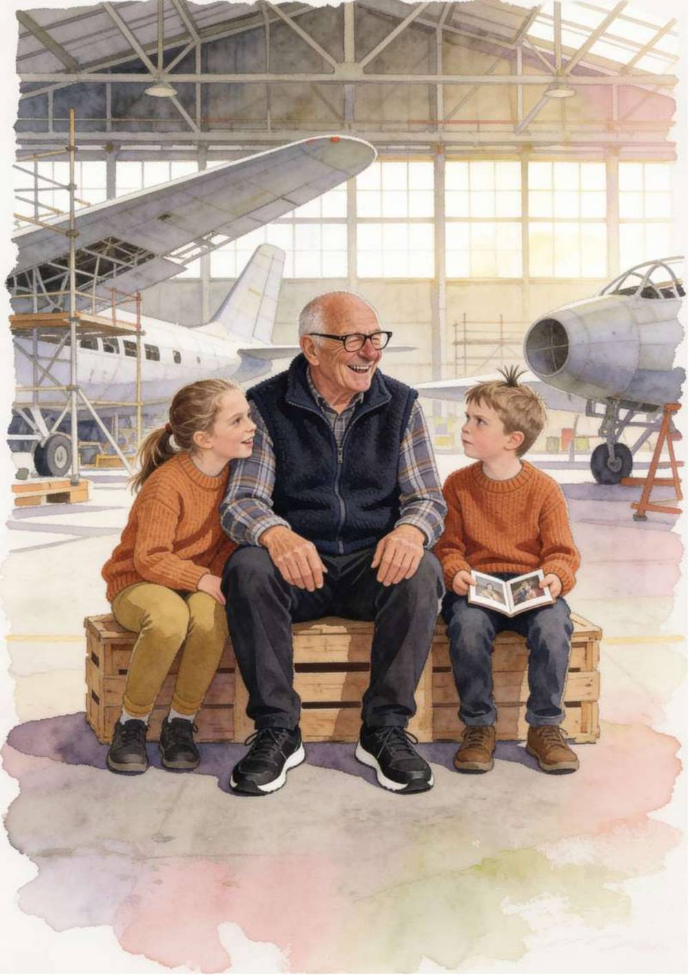 Back cover of the sample book